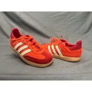 Adidas Toddlers Samba OG C Sneakers Suede Red Orange 1.5 NEW NO BOX!